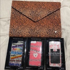 wildflower 6/7/8 plus cases and laptop 13-14inch